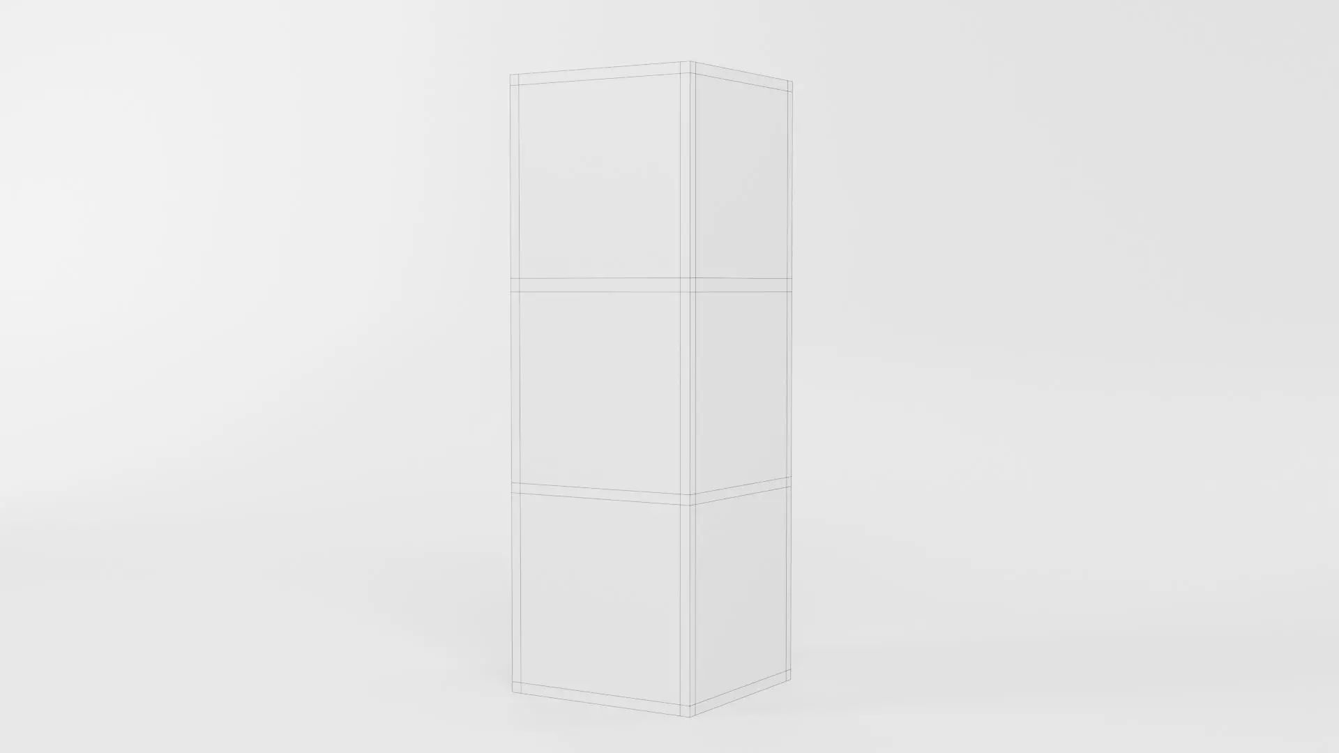 Bookcase CG5 3D model_10
