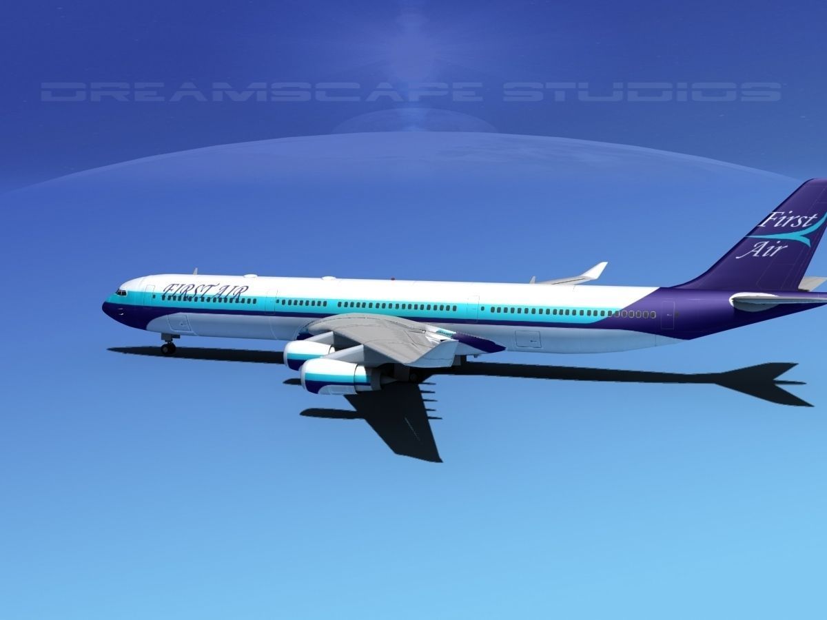Airbus A340-600 First Air 3D model_3