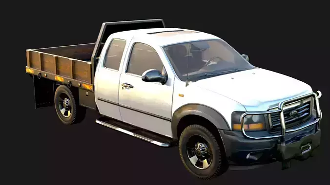 Chevrolet Car 3D Model Quality Realistic Rendered With Textured