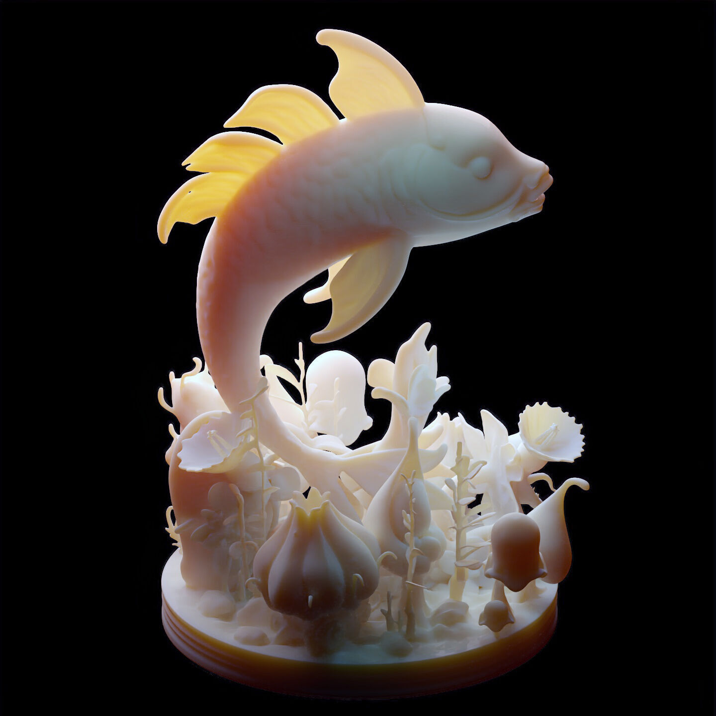 Fantasy Figurine Asset Pack 27 Stylized Statues 3D model_28