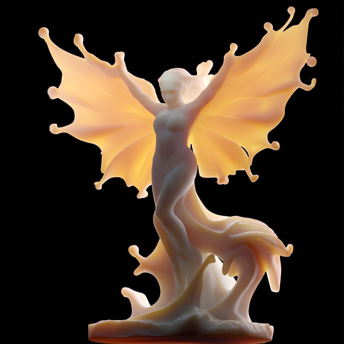 Fantasy Figurine Asset Pack 27 Stylized Statues 3D model_3