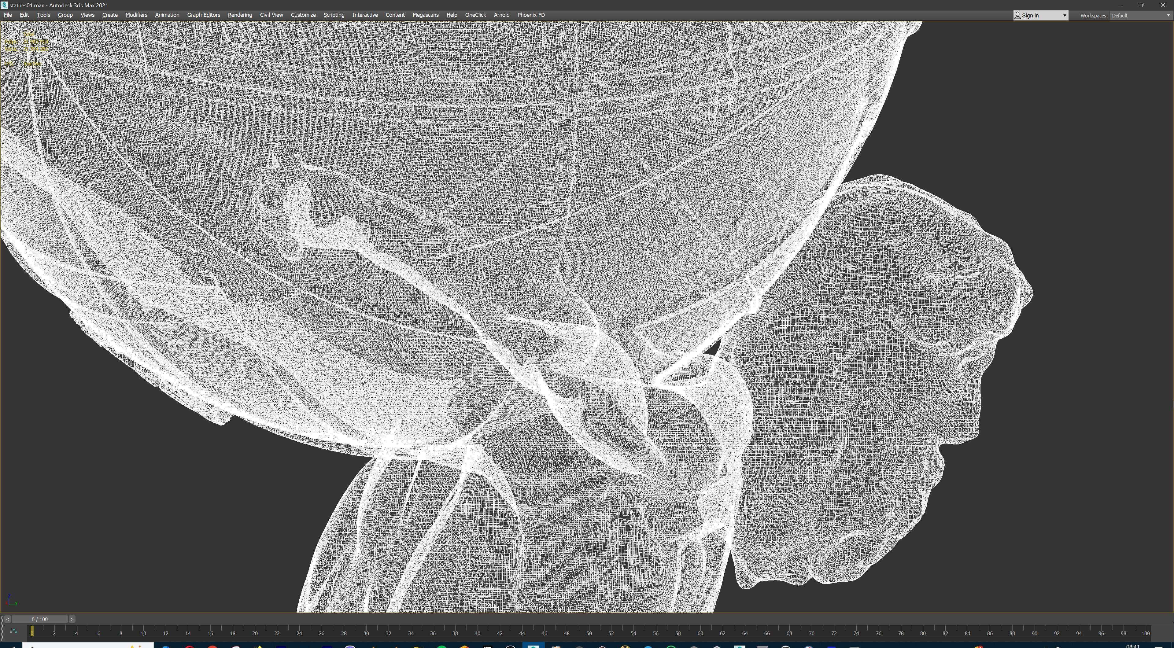 Fantasy Figurine Asset Pack 27 Stylized Statues 3D model_61