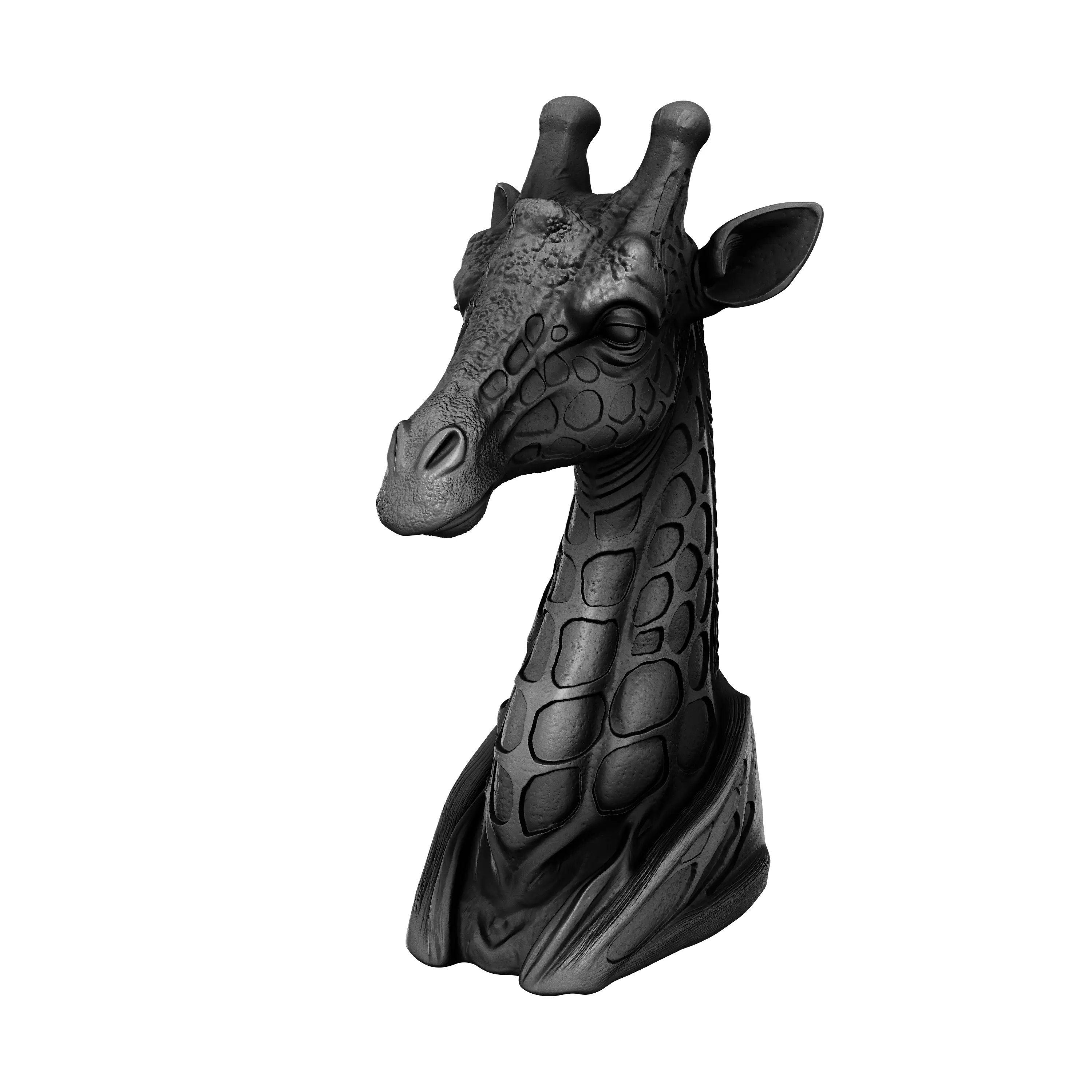 Giraffe Statue Book Holder 3D print model_1