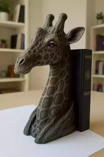 Giraffe Statue Book Holder