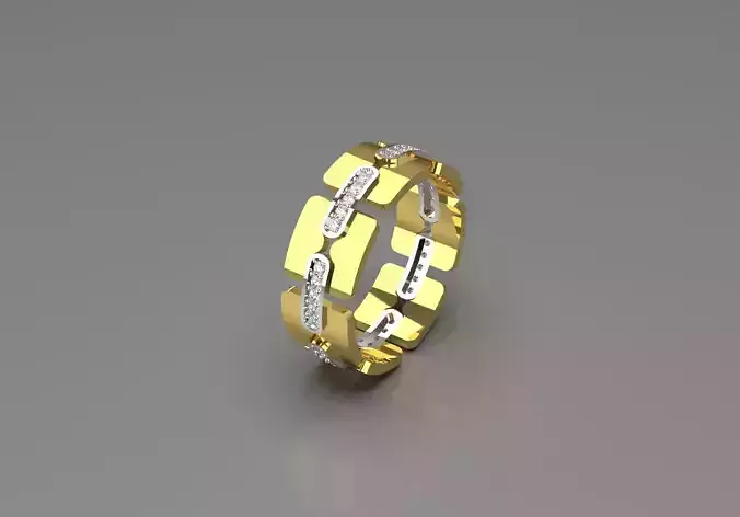 Luxury man Rolex design diamond ring model ror0034