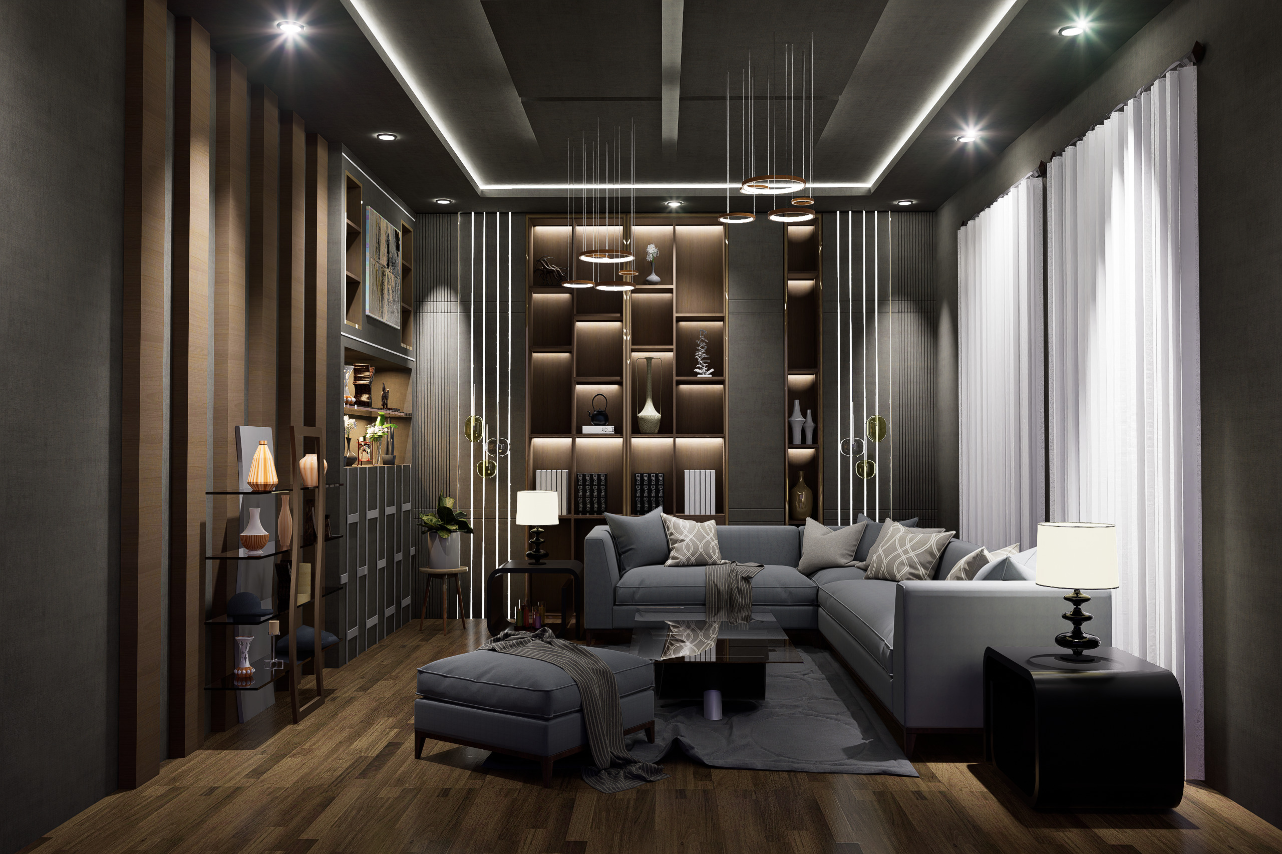Living interior  3D model_1