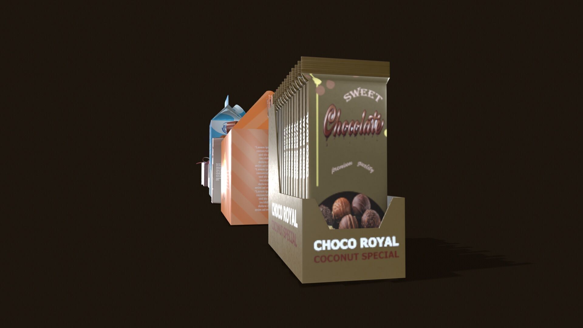 Packet 01 Low-poly 3D model_4