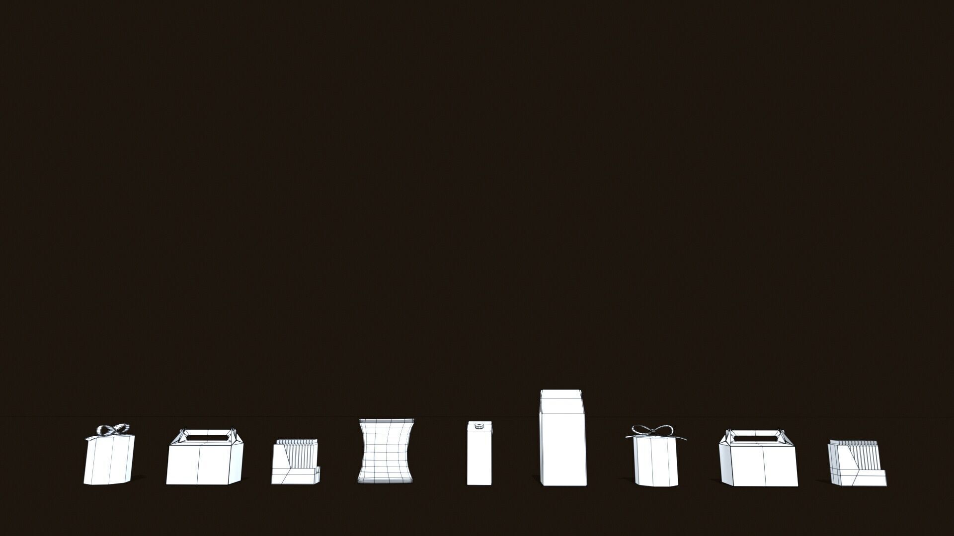 Packet 01 Low-poly 3D model_7