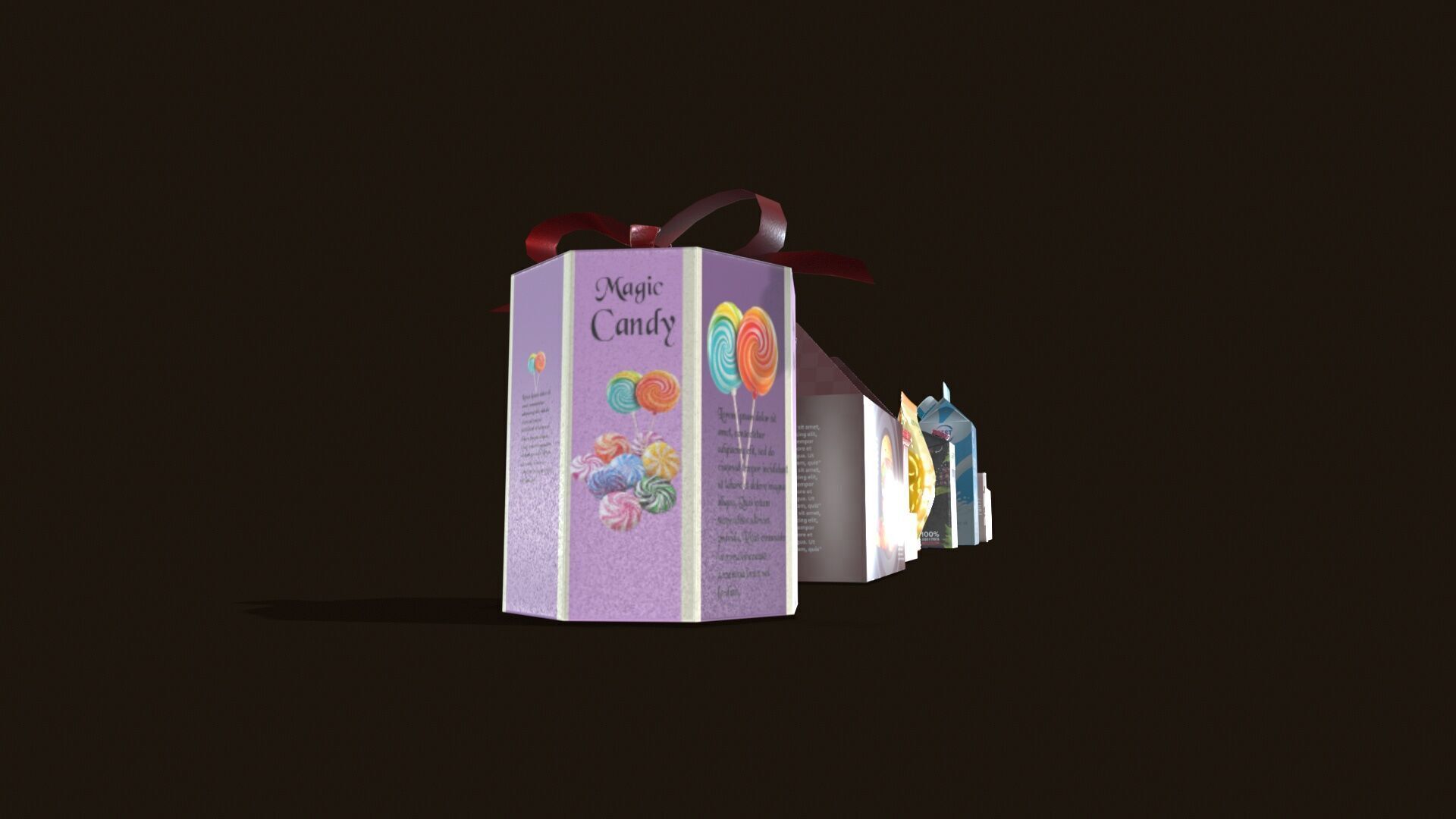 Packet 01 Low-poly 3D model_5