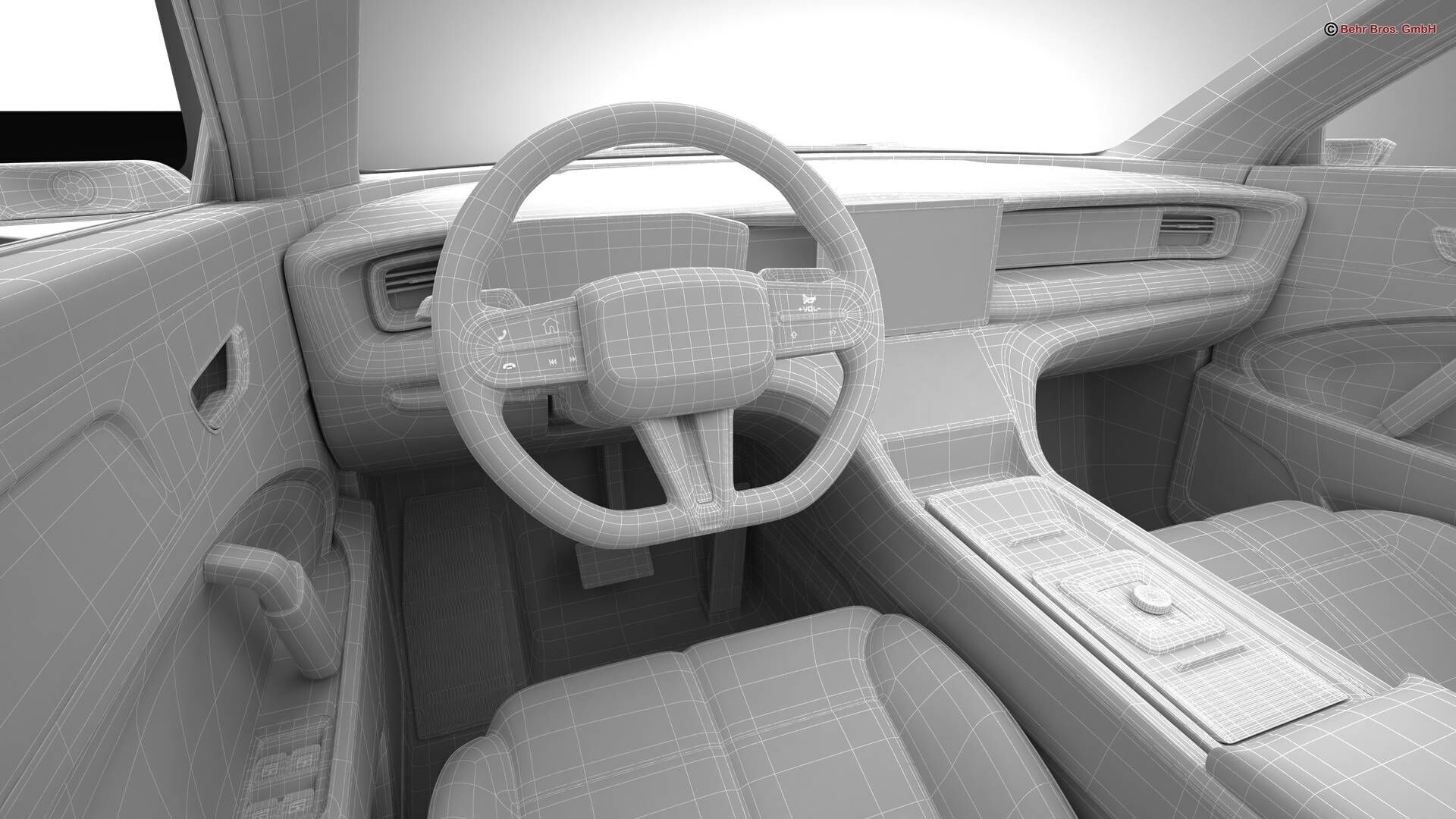 Generic Modern SUV 3D model_27