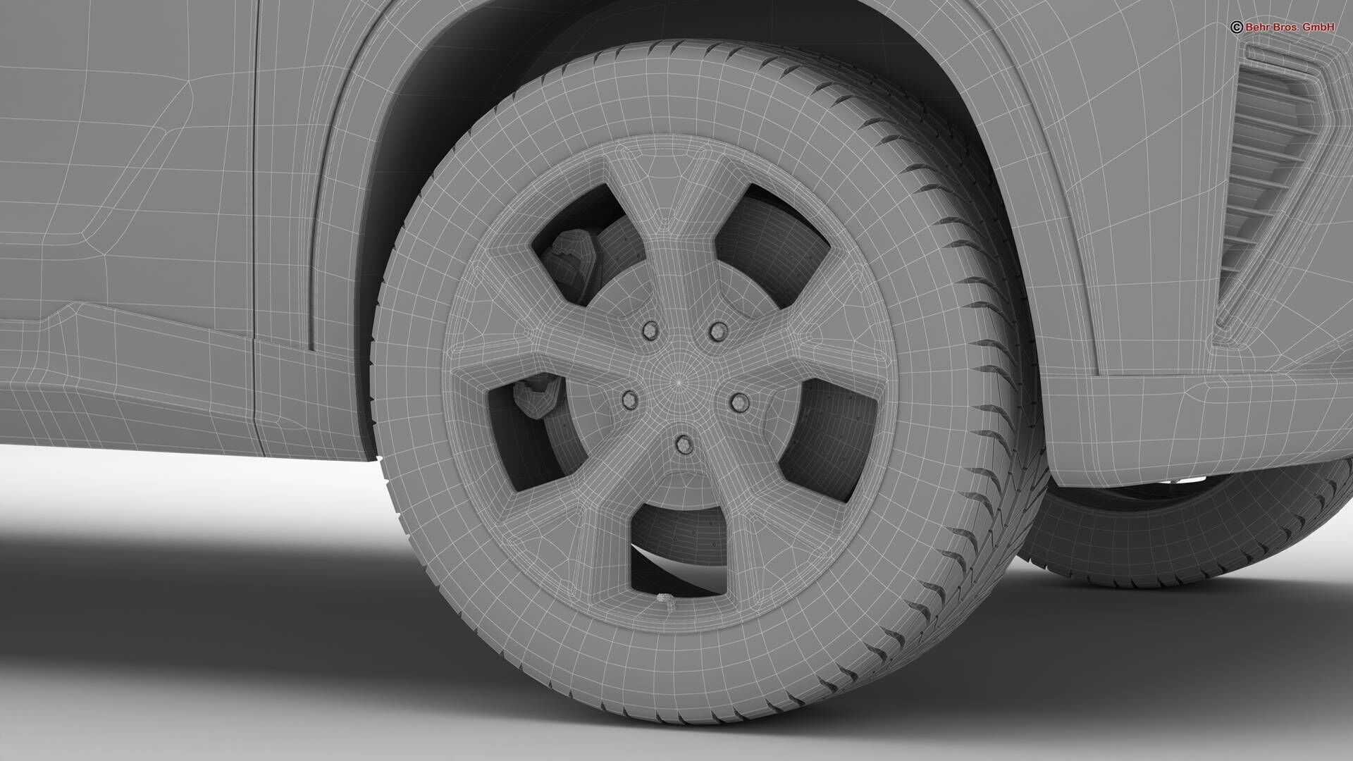 Generic Modern SUV 3D model_23