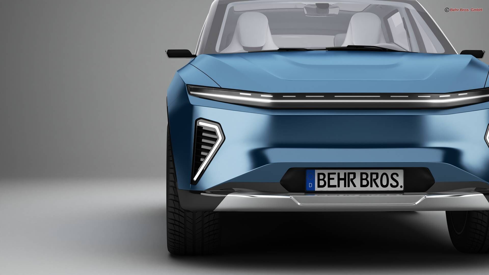 Generic Modern SUV 3D model_7