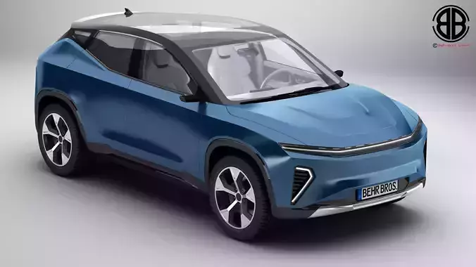 Generic Modern SUV 3D model