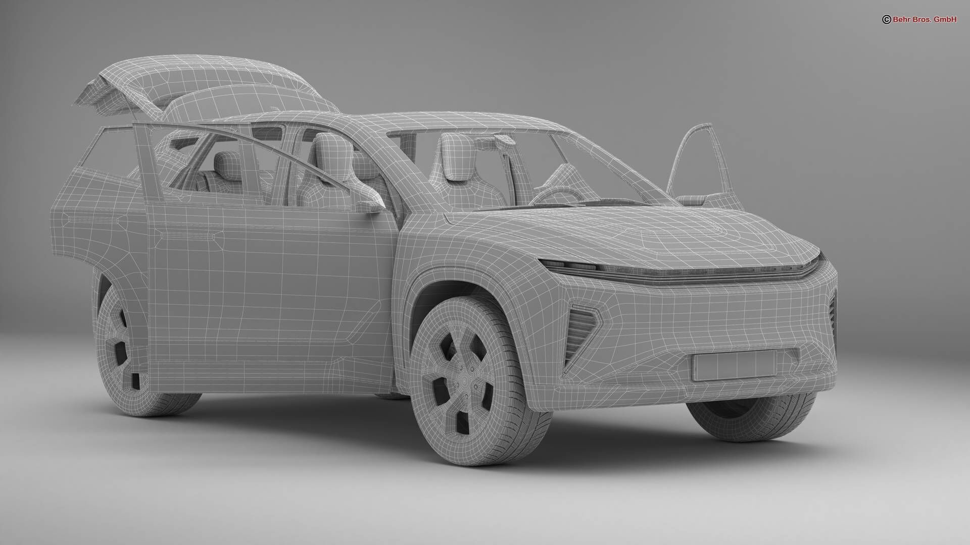 Generic Modern SUV 3D model_17