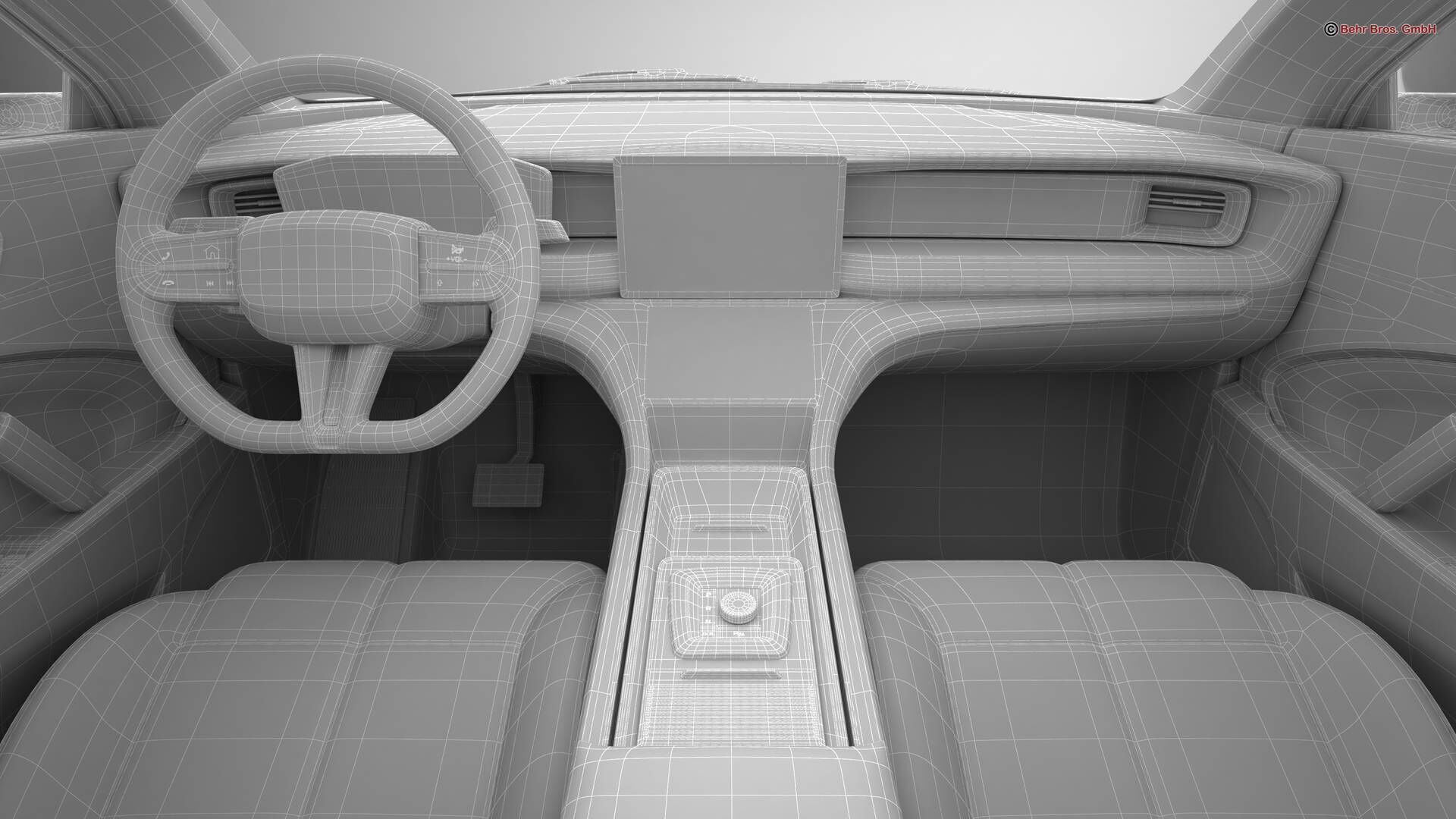 Generic Modern SUV 3D model_26