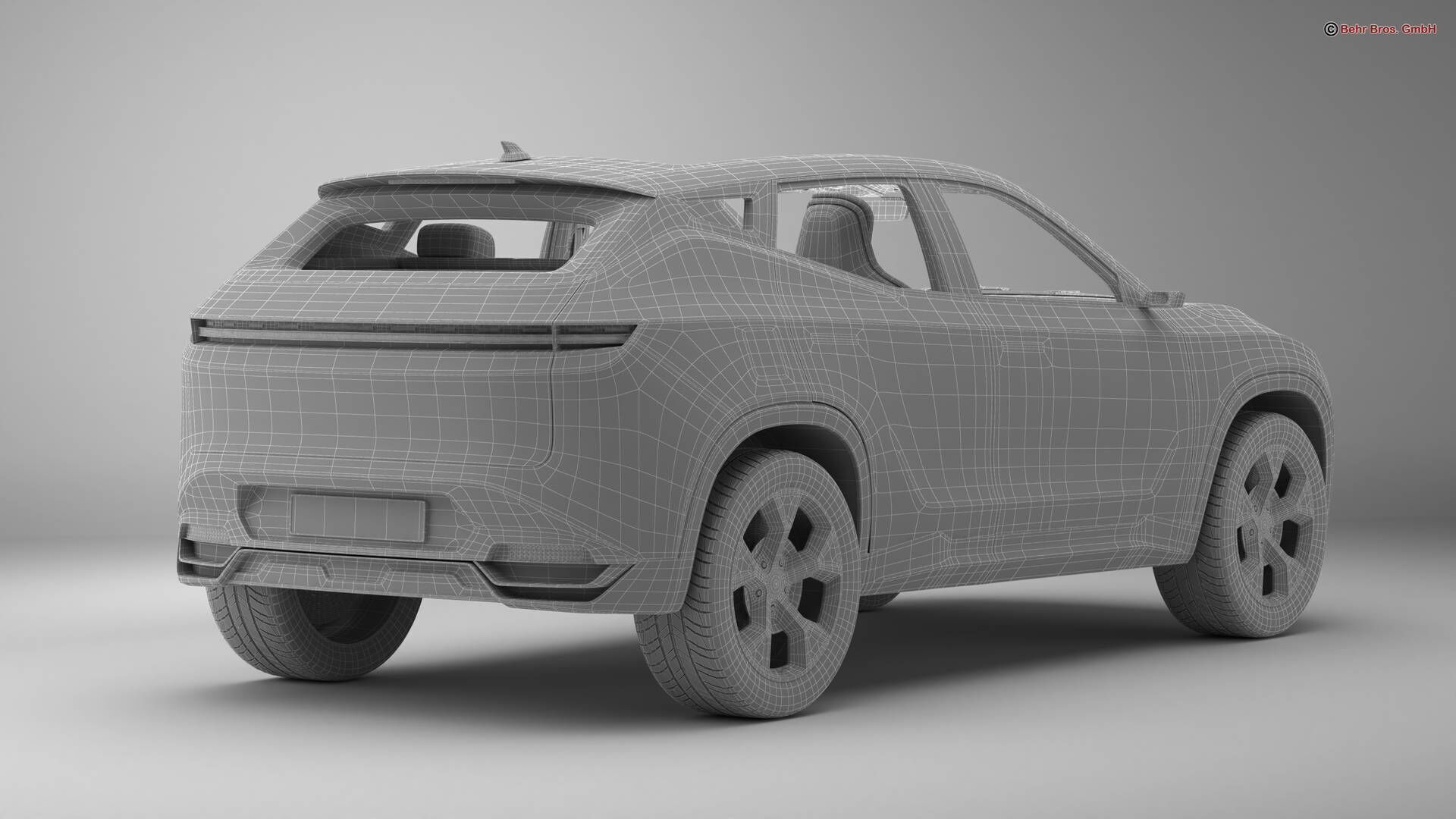 Generic Modern SUV 3D model_18