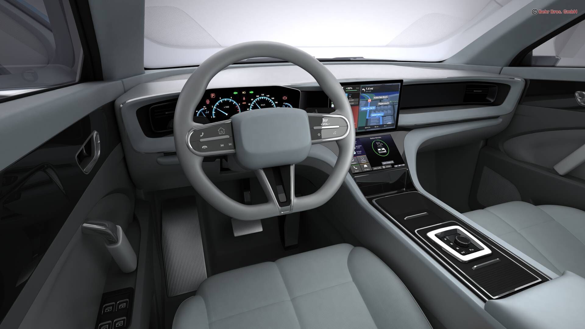 Generic Modern SUV 3D model_12