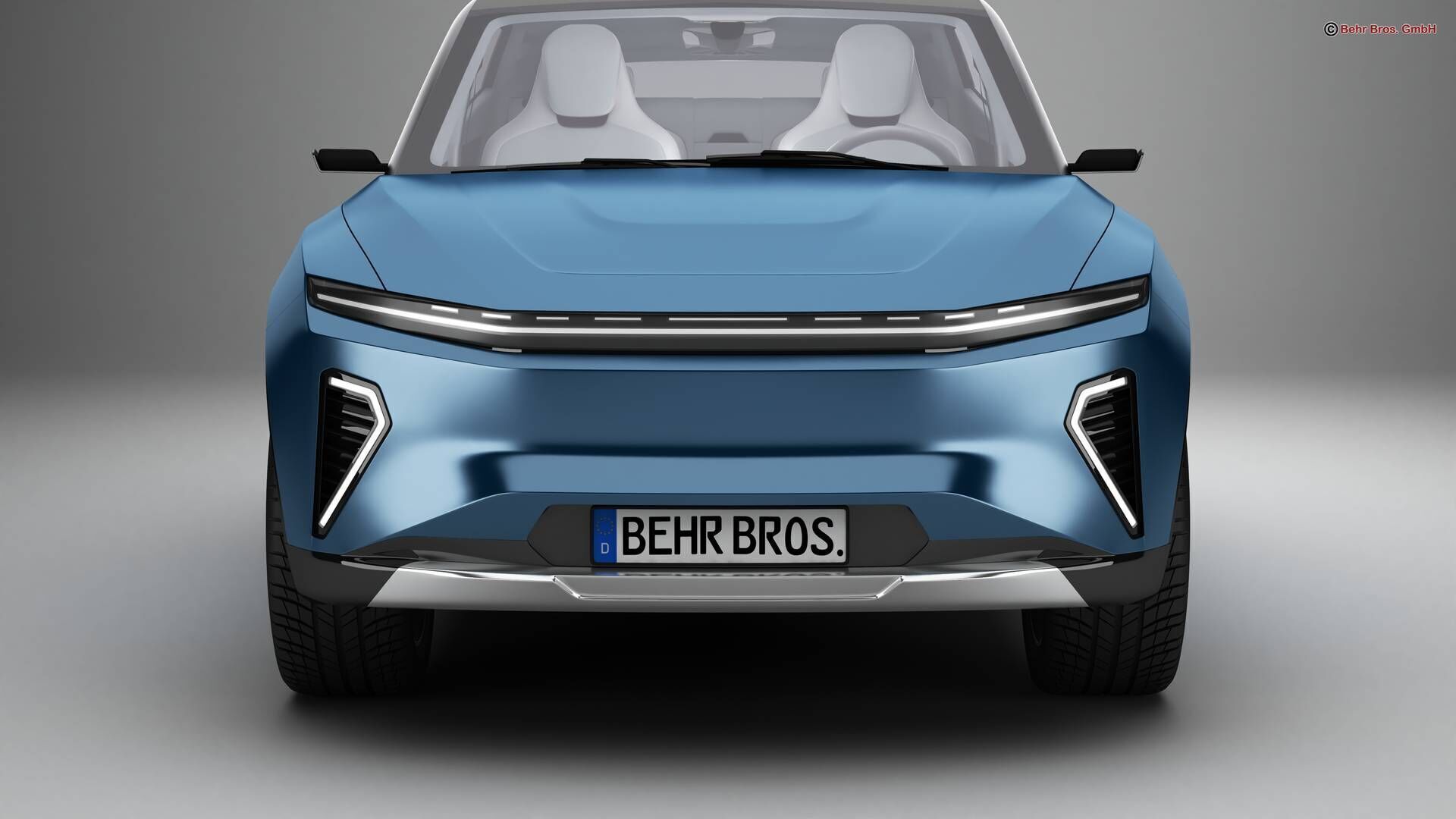 Generic Modern SUV 3D model_6