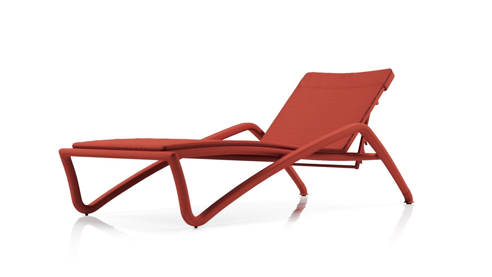 Dedon CAIRO BEACH CHAIR 3D model_4