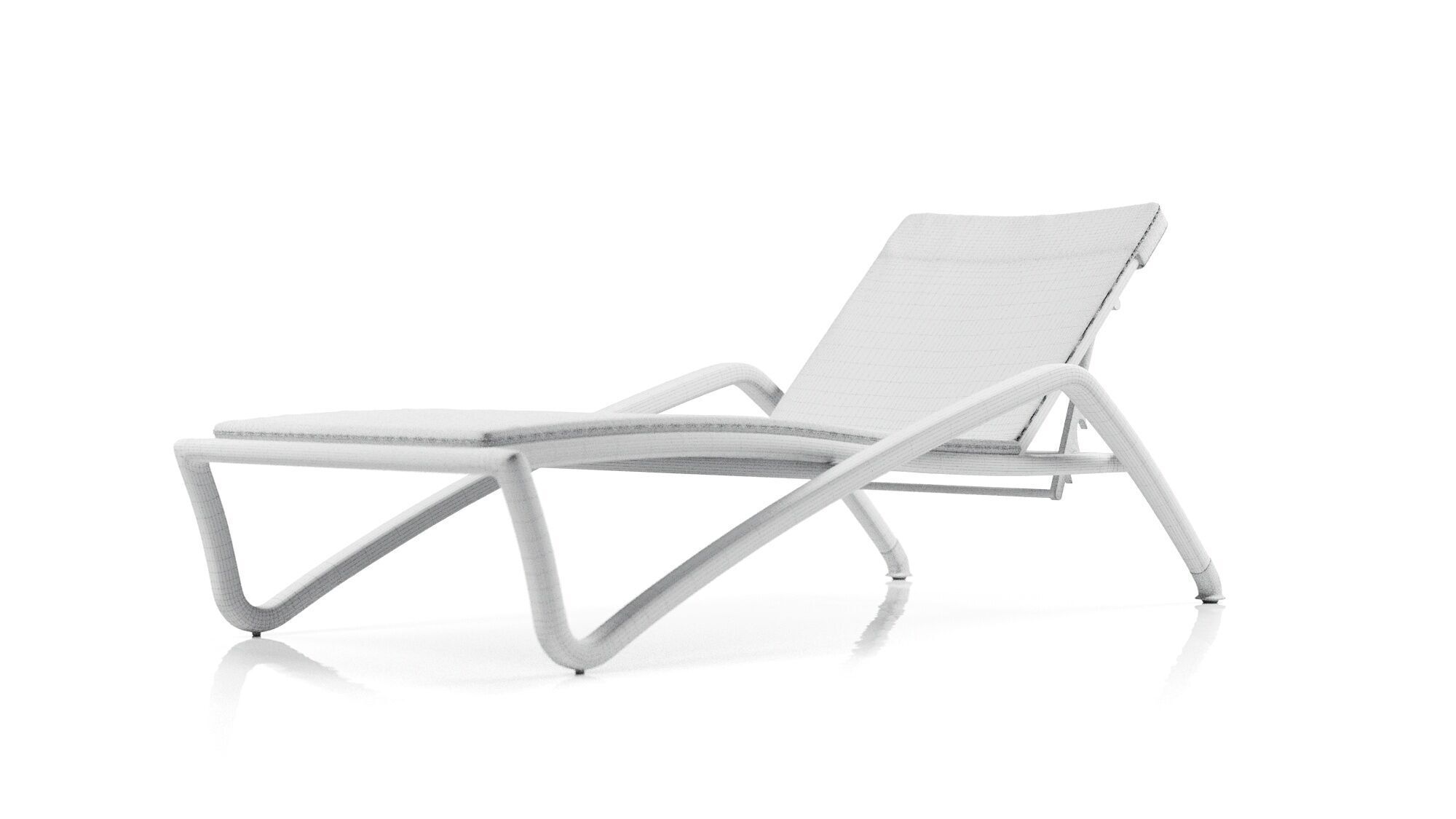 Dedon CAIRO BEACH CHAIR 3D model_3