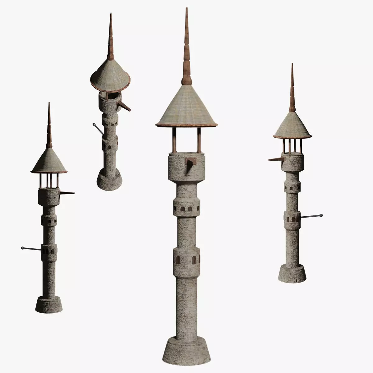 Build - Atalaya Serie SilentObsidianRise N2 WatchTower 3D model
