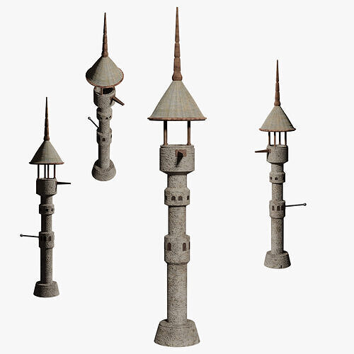 Build - Atalaya Serie SilentObsidianRise N2 WatchTower 3D model