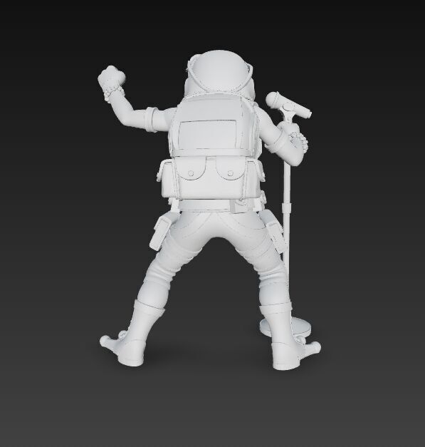 Tactical Frog Rockstar Urban Wild Sound Warrior 3D Print Model 3D model_19