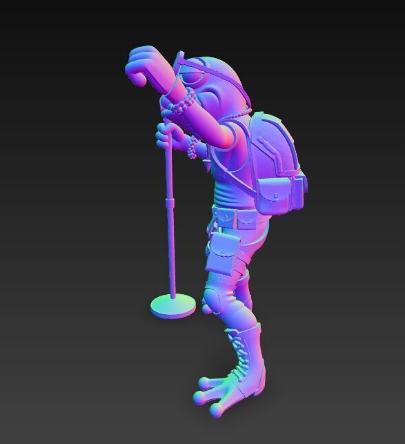 Tactical Frog Rockstar Urban Wild Sound Warrior 3D Print Model 3D model_11