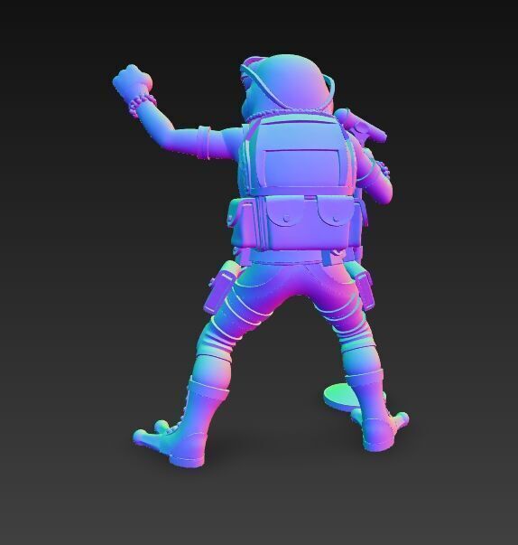 Tactical Frog Rockstar Urban Wild Sound Warrior 3D Print Model 3D model_10