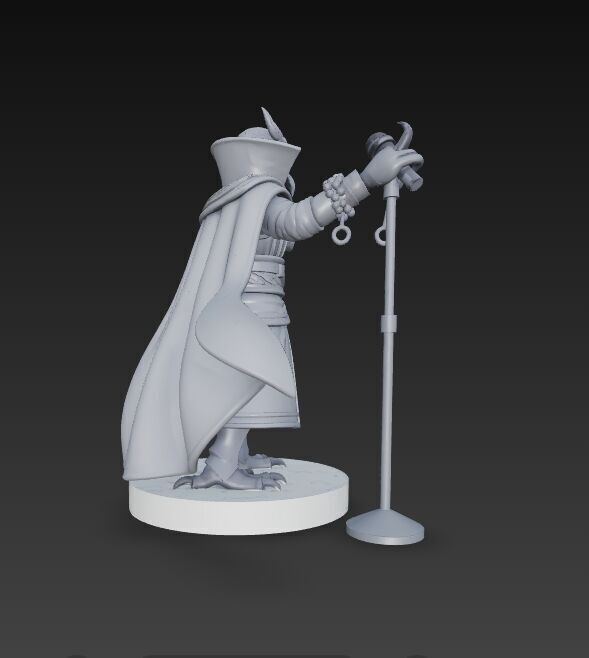 Anubis Wizard Rock Star Ruler of the Ancient Egyptian Stage 3D model_20