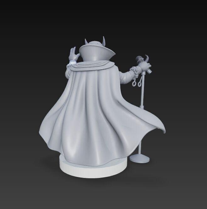 Anubis Wizard Rock Star Ruler of the Ancient Egyptian Stage 3D model_21