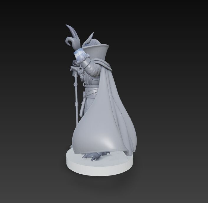 Anubis Wizard Rock Star Ruler of the Ancient Egyptian Stage 3D model_23