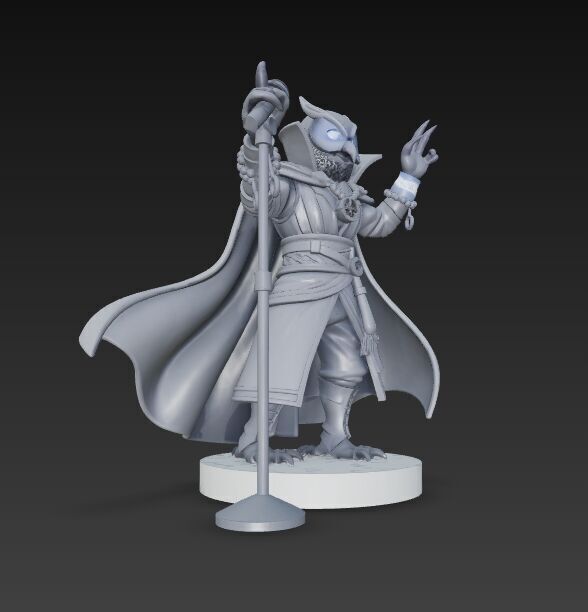 Anubis Wizard Rock Star Ruler of the Ancient Egyptian Stage 3D model_19