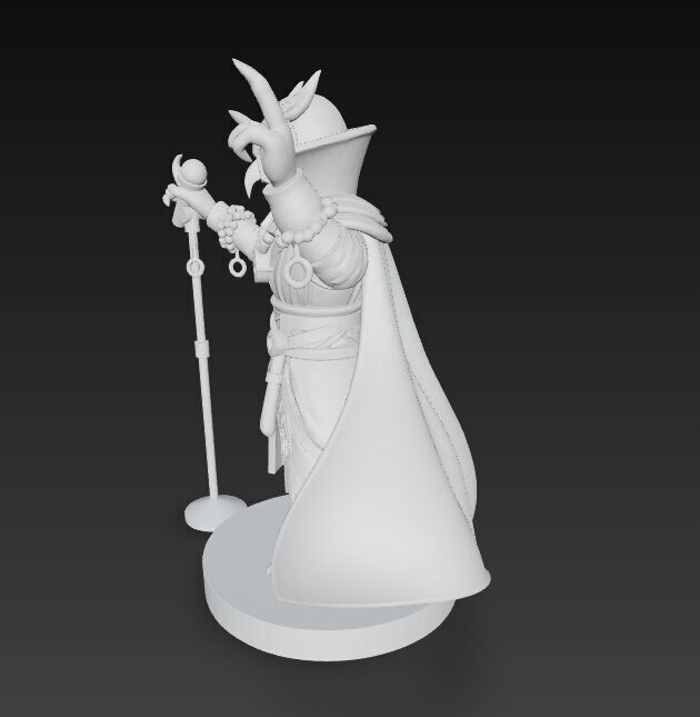 Anubis Wizard Rock Star Ruler of the Ancient Egyptian Stage 3D model_15