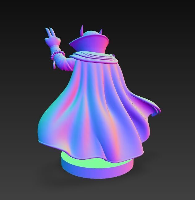 Anubis Wizard Rock Star Ruler of the Ancient Egyptian Stage 3D model_4