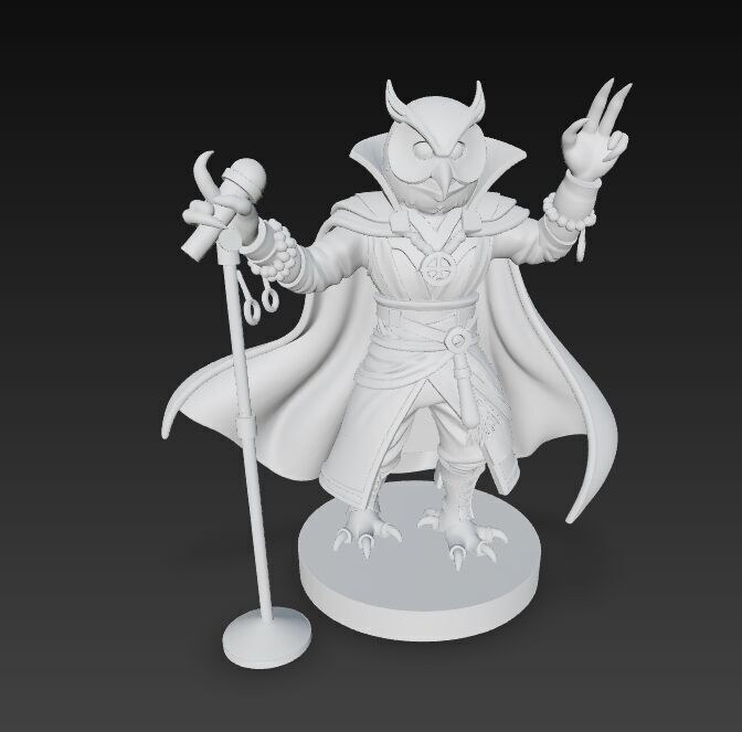 Anubis Wizard Rock Star Ruler of the Ancient Egyptian Stage 3D model_17