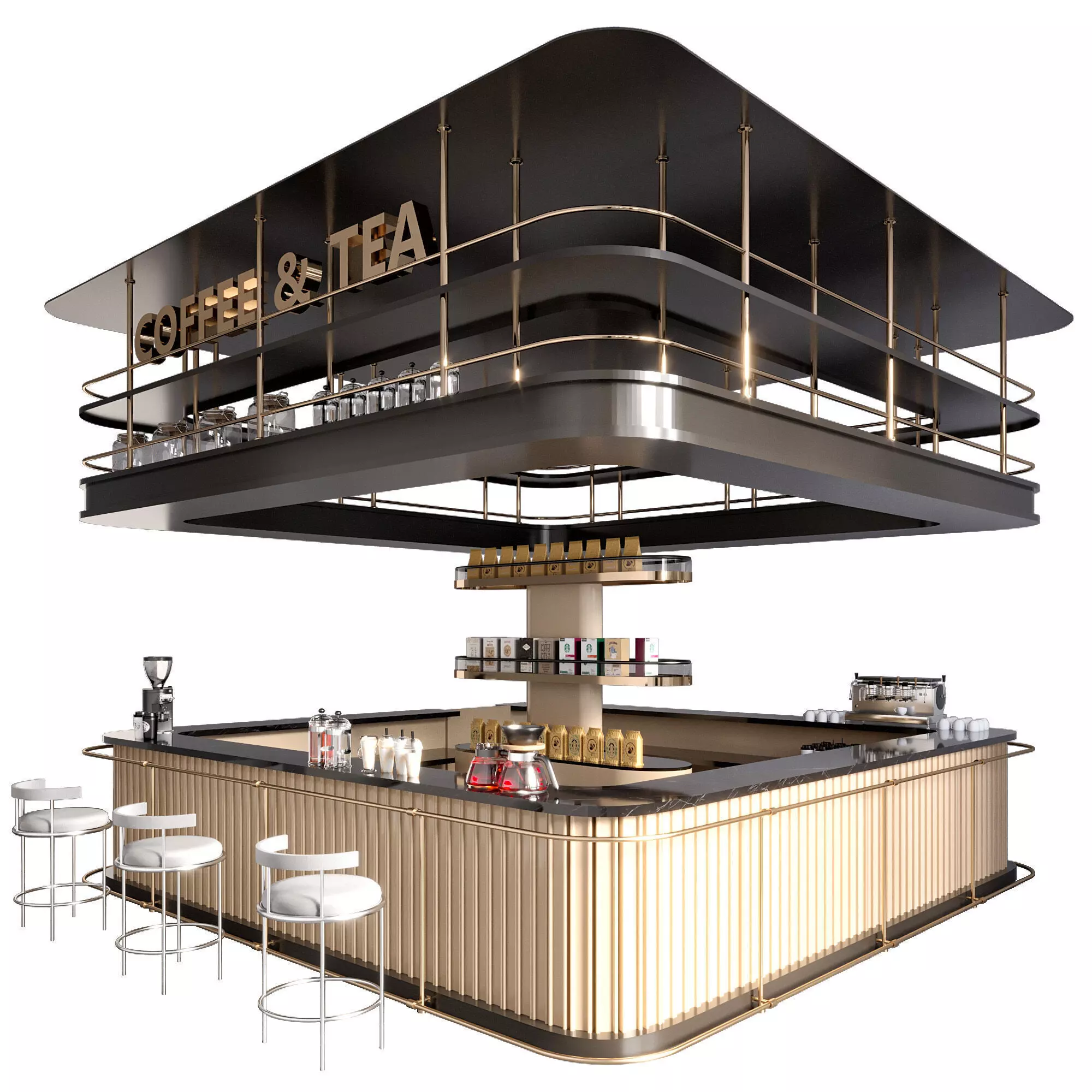 CAFE BAR NO10 A 3D model