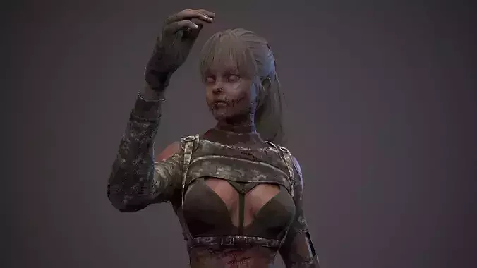 Lara zombie military