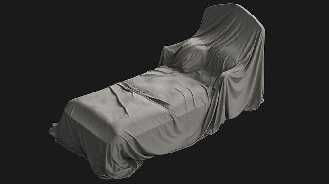 Covered Classic Sofa 05 3D model
