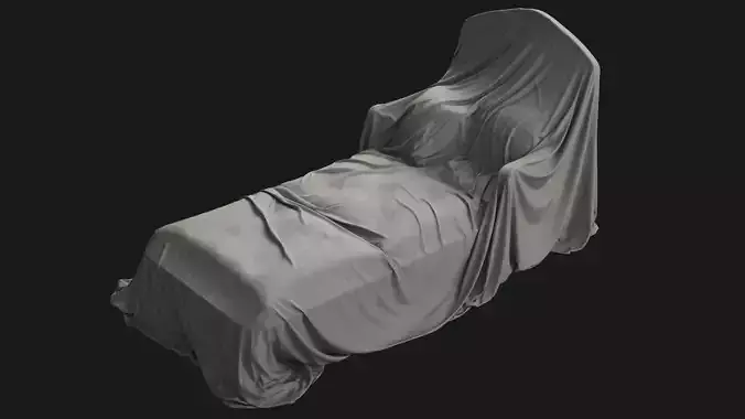 Covered Classic Sofa 05 3D model