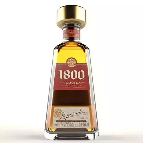 1800 Tequila Alcohol Bottle