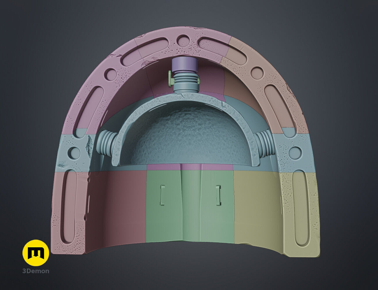 Dark Angels Shoulder Pauldron 3D print model_6