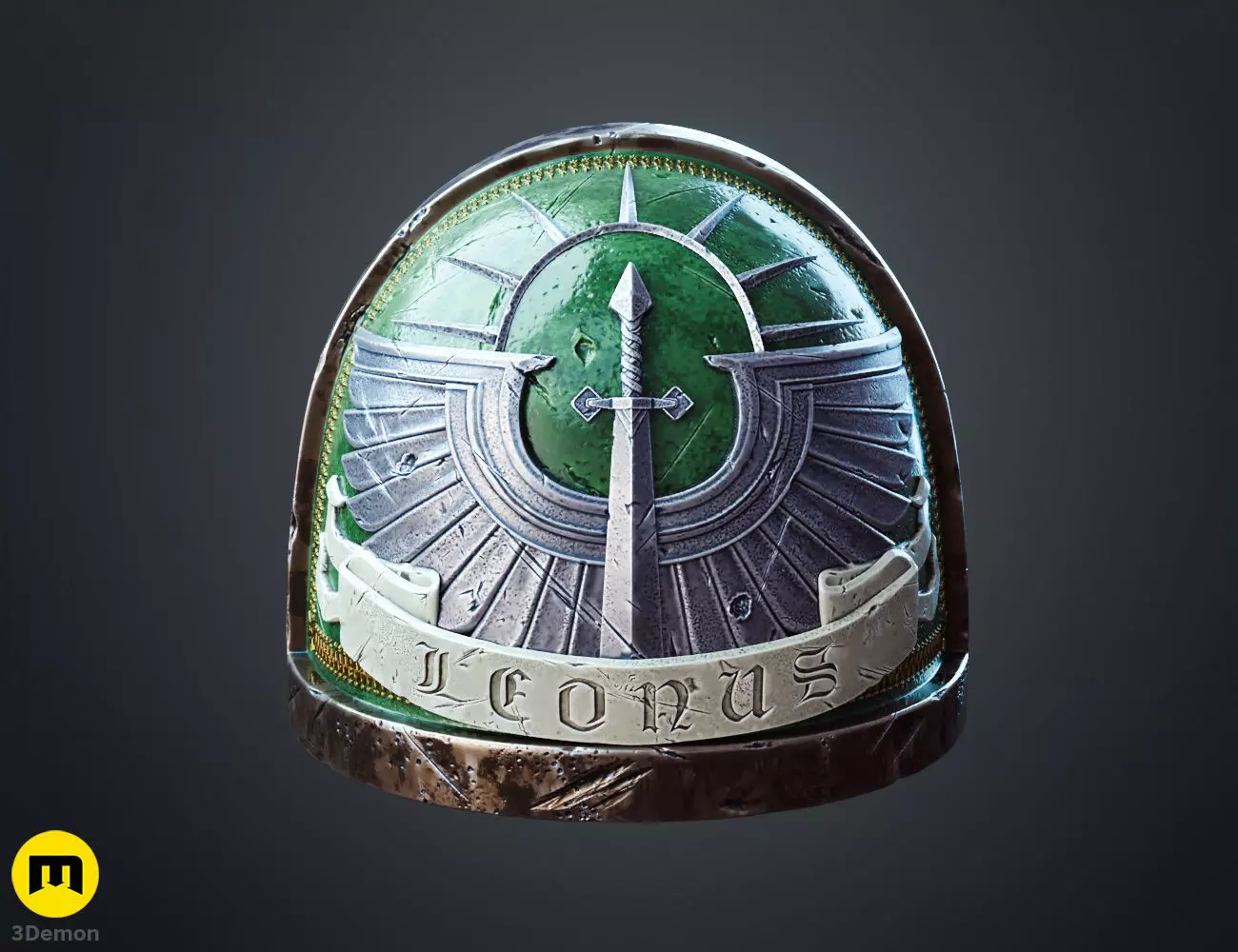 Dark Angels Shoulder Pauldron 3D print model_0