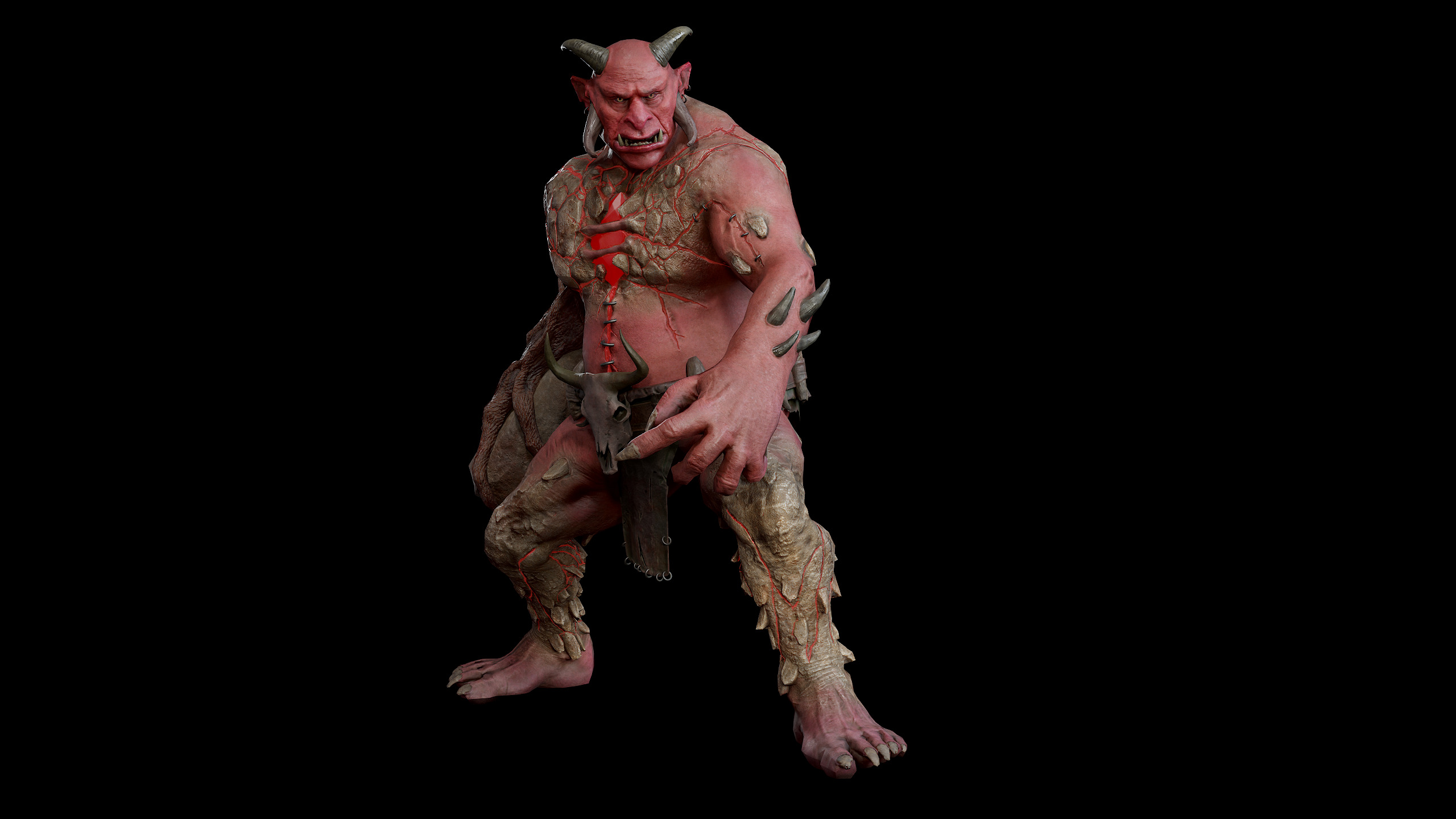 ForestMonster4 Low-poly 3D model_21