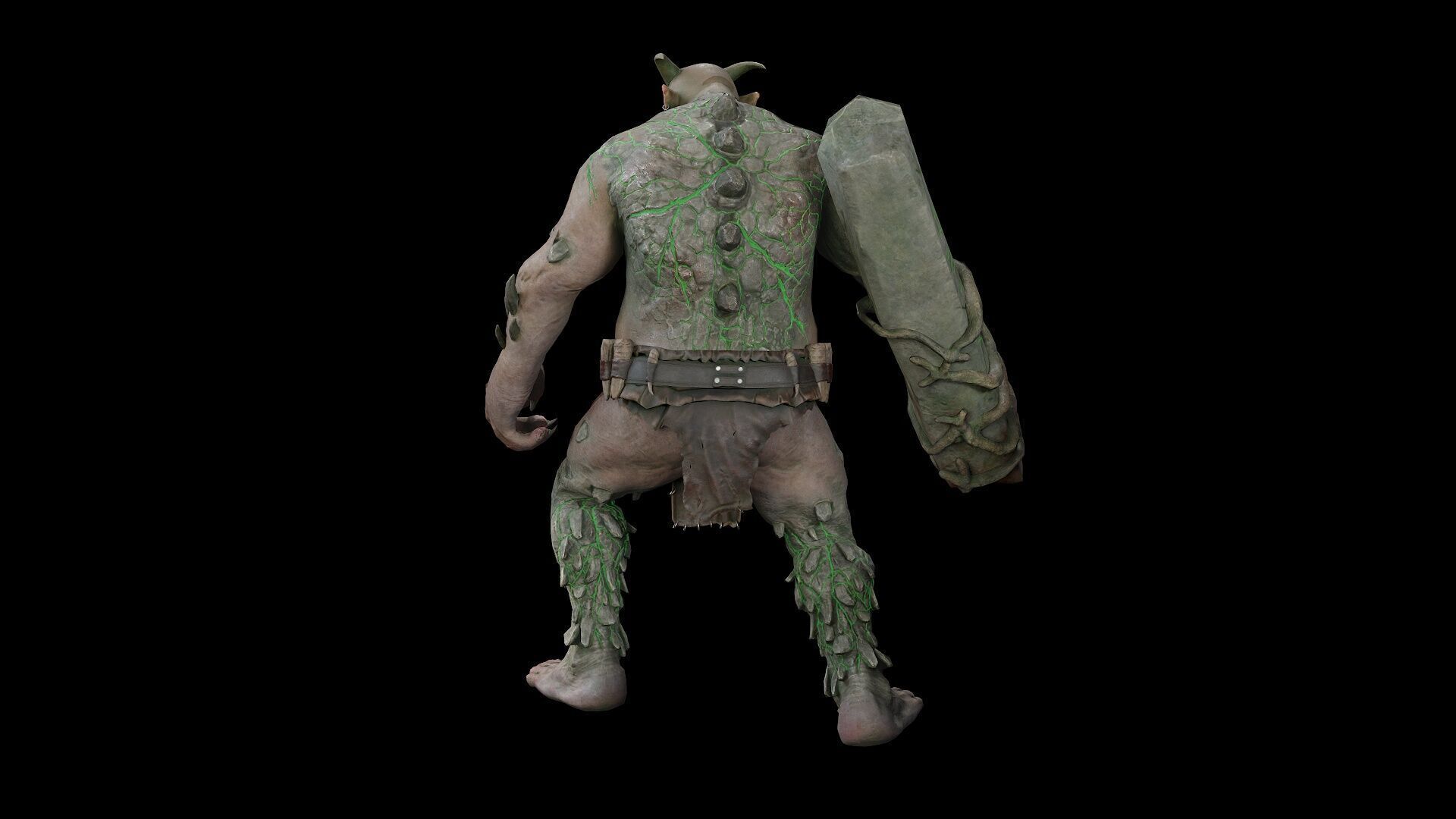 ForestMonster4 Low-poly 3D model_22