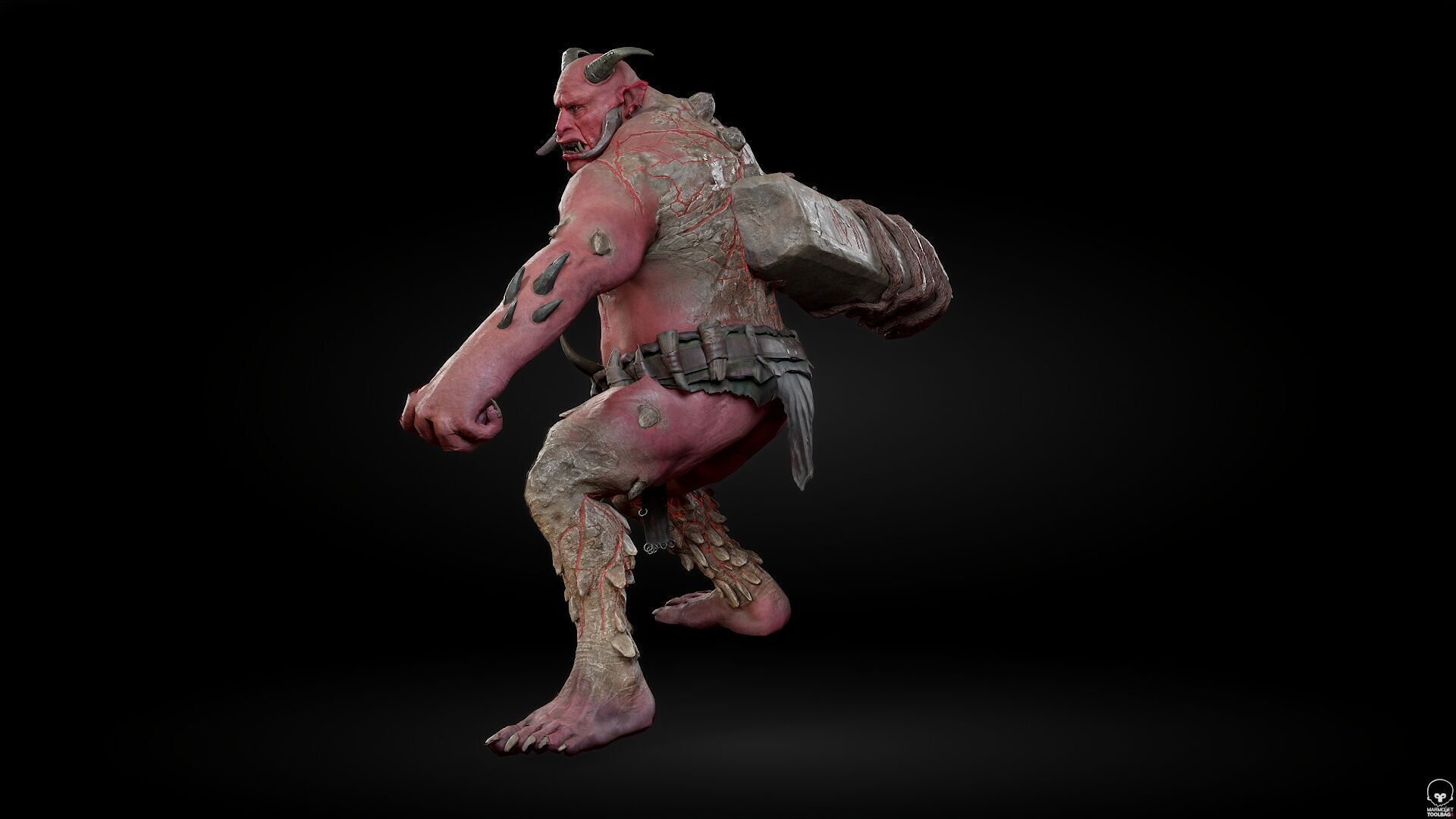 ForestMonster4 Low-poly 3D model_15