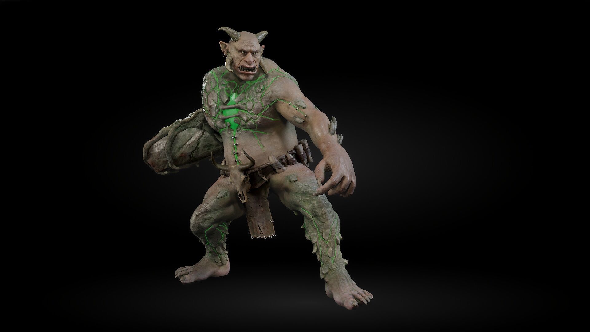 ForestMonster4 Low-poly 3D model_13