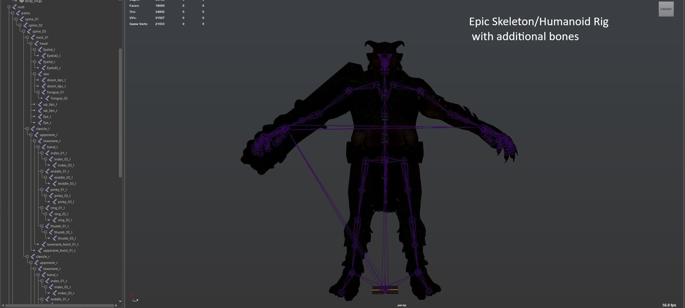 ForestMonster4 Low-poly 3D model_31