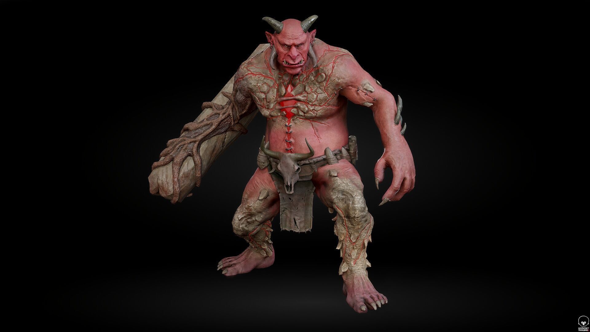 ForestMonster4 Low-poly 3D model_7