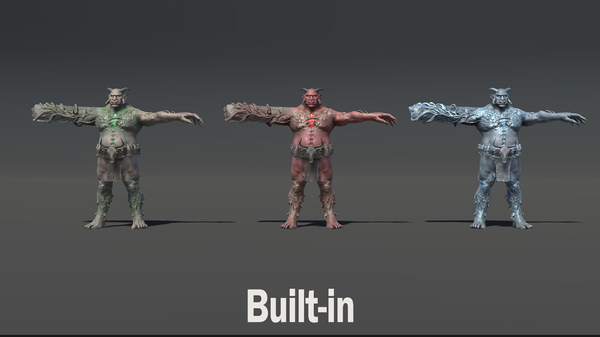 ForestMonster4 Low-poly 3D model_28